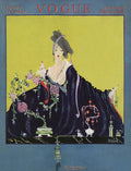 A Vogue Cover Of A Woman At A Vanity - Poster | Canvas Wall Art Print