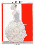 A Vogue Cover Of A Woman Wearing An Evening Gown - Poster | Canvas Wall Art Print