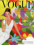 A Vogue Cover Of Dolores Hawkins With A Floral - Poster | Canvas Wall Art Print