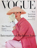 A Vogue Cover Of Evelyn Tripp Wearing Pink - Poster | Canvas Wall Art Print