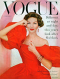 A Vogue Cover Of Joanna Mccormick Wearing - Poster | Canvas Wall Art Print