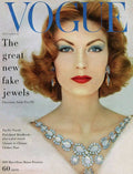 A Vogue Cover Of Mary Mclaughlin Wearing Miriam - Poster | Canvas Wall Art Print