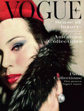 A Vogue Cover Of Morris Wearing A Fur Collar - Poster | Canvas Wall Art Print