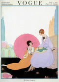 A Vogue Cover Of Women With A Parasol - Poster | Canvas Wall Art Print