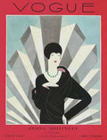 A Vogue Magazine Cover Of A Wealthy Woman - Poster | Canvas Wall Art Print