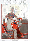 A Vogue Magazine Cover Of A Woman - Poster | Canvas Wall Art Print