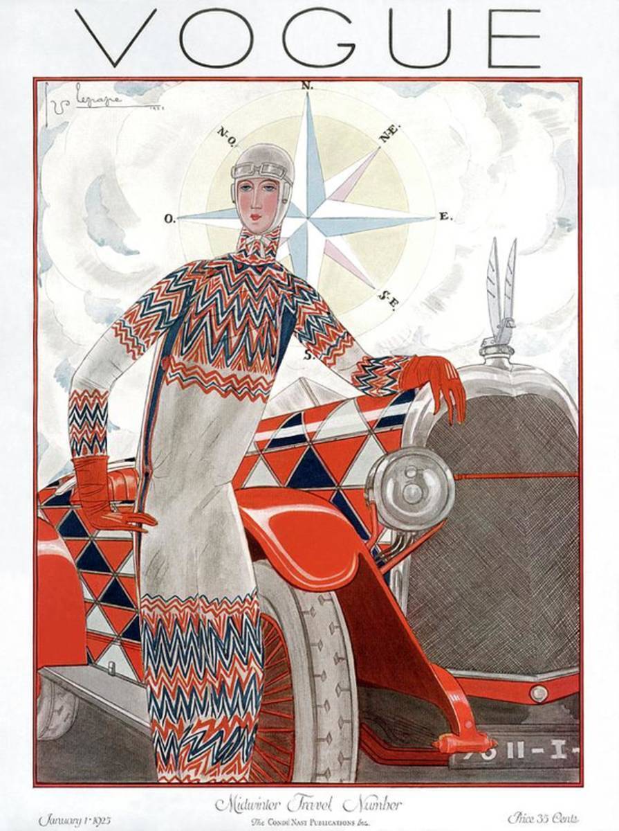 A Vogue Magazine Cover Of A Woman - Poster | Canvas Wall Art Print
