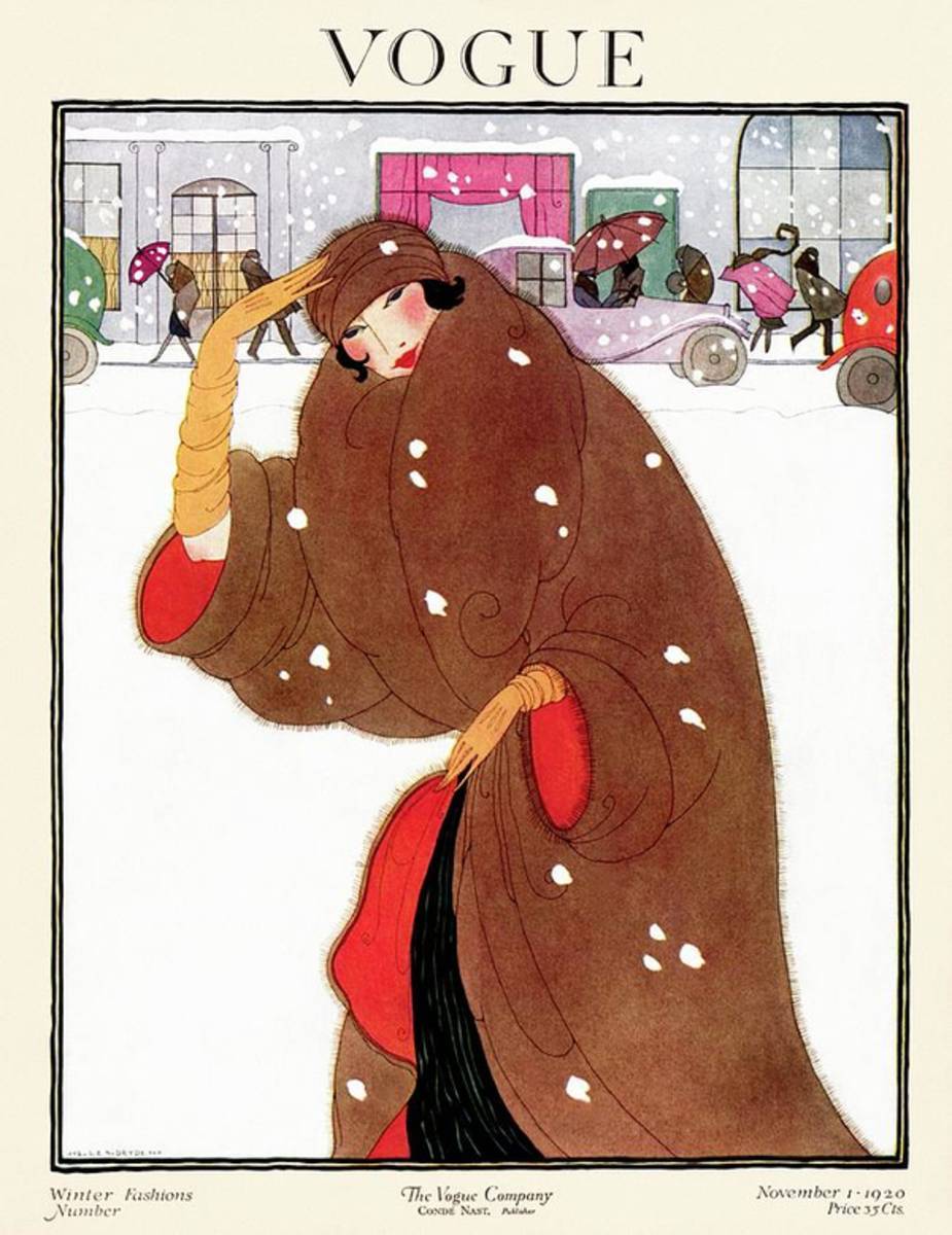 A Vogue Magazine Cover Of A Woman - Poster | Canvas Wall Art Print