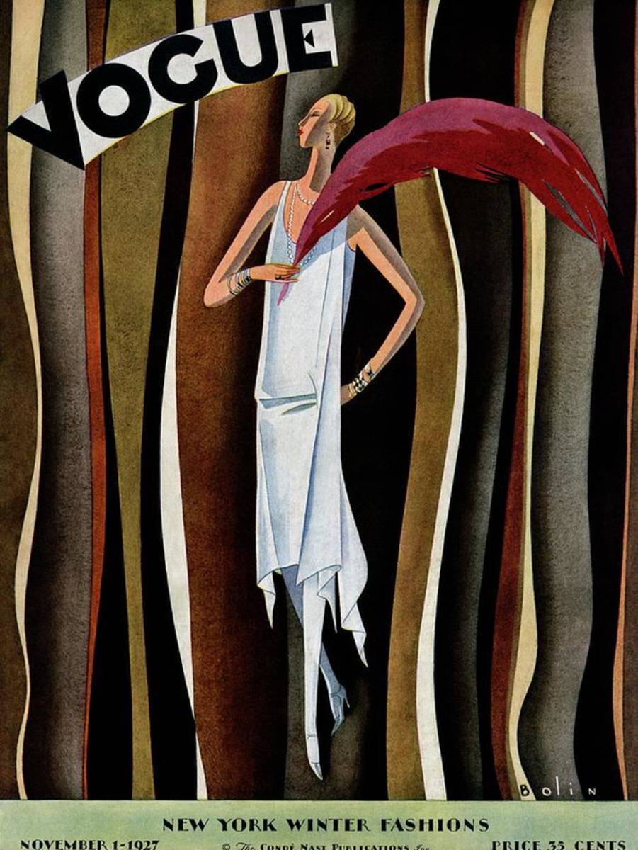A Vogue Magazine Cover Of A Woman - Poster | Canvas Wall Art Print
