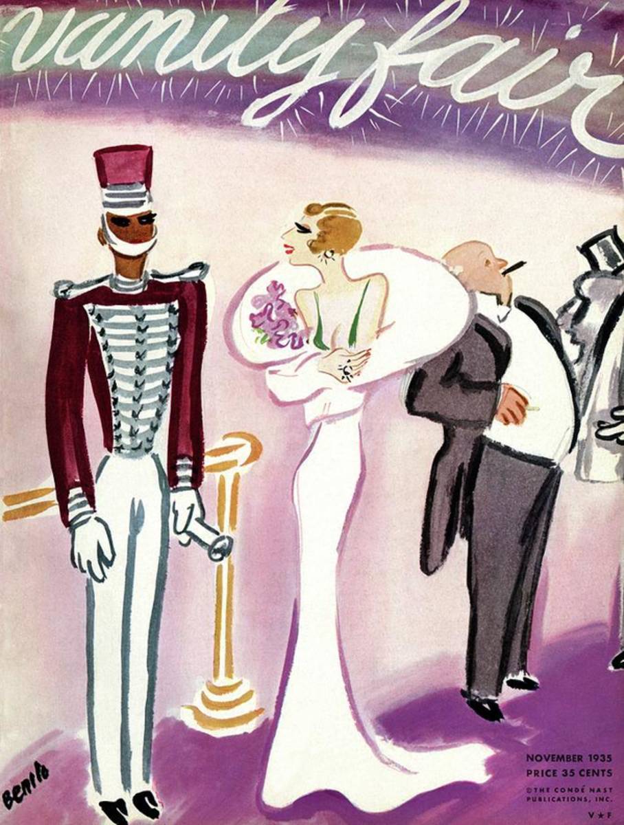 A Woman And An Usher - Poster | Canvas Wall Art Print