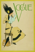 A Woman Holding A Map For Vogue - Poster | Canvas Wall Art Print