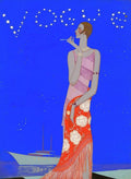 A Woman Wearing A Flapper Dress - Poster | Canvas Wall Art Print