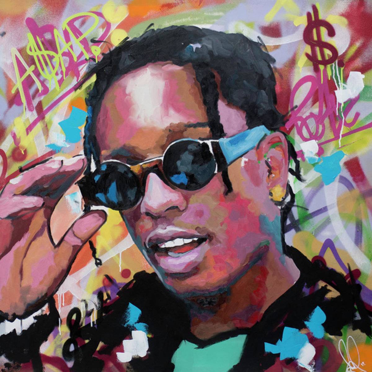A$Ap Rocky - Rapper - Poster | Canvas Wall Art Print