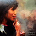 Actress Kerry Washington - Poster | Canvas Wall Art Print