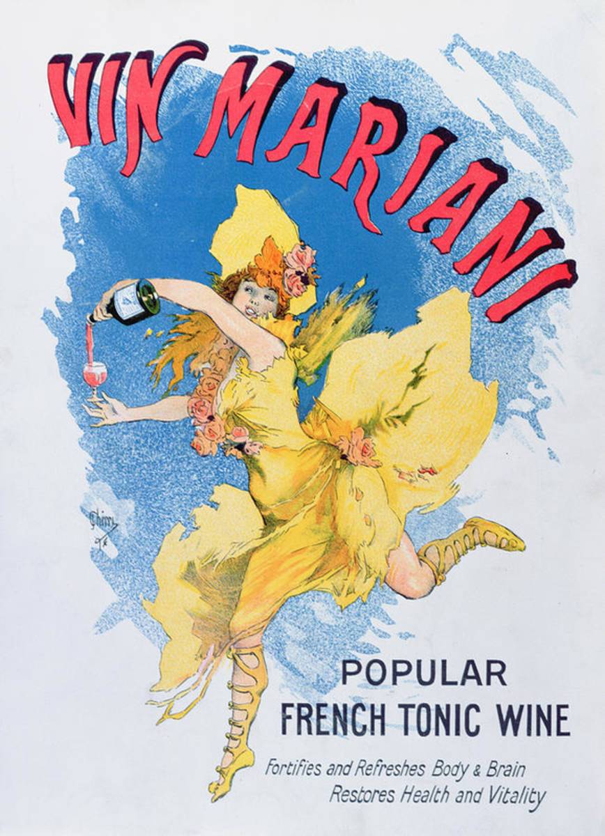 Advertisement For Vin Mariani From Theatre Magazine - Poster | Canvas Wall Art Print