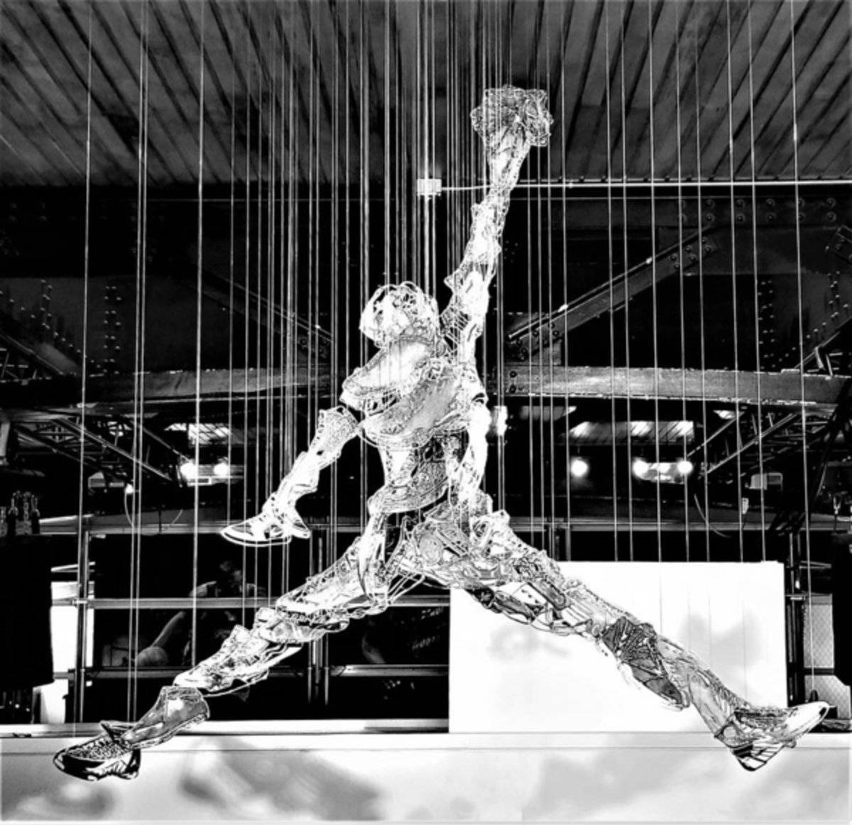 Air Jordan B W - Poster | Canvas Wall Art Print
