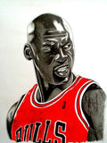 Air Jordan Raging Bull Drawing - Poster | Canvas Wall Art Print