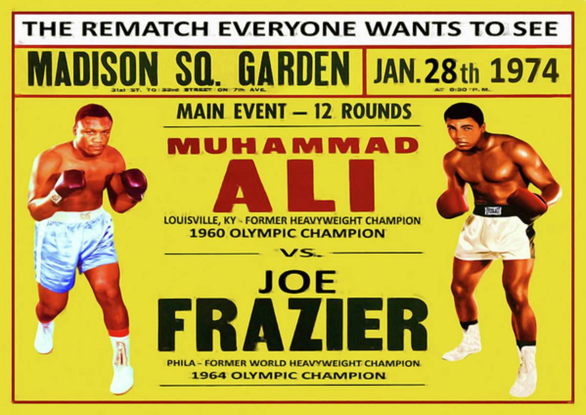 Ali Vs Frazier Ii - Poster | Canvas Wall Art Print