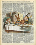 Alice Morning Tea Time - Poster | Canvas Wall Art Print