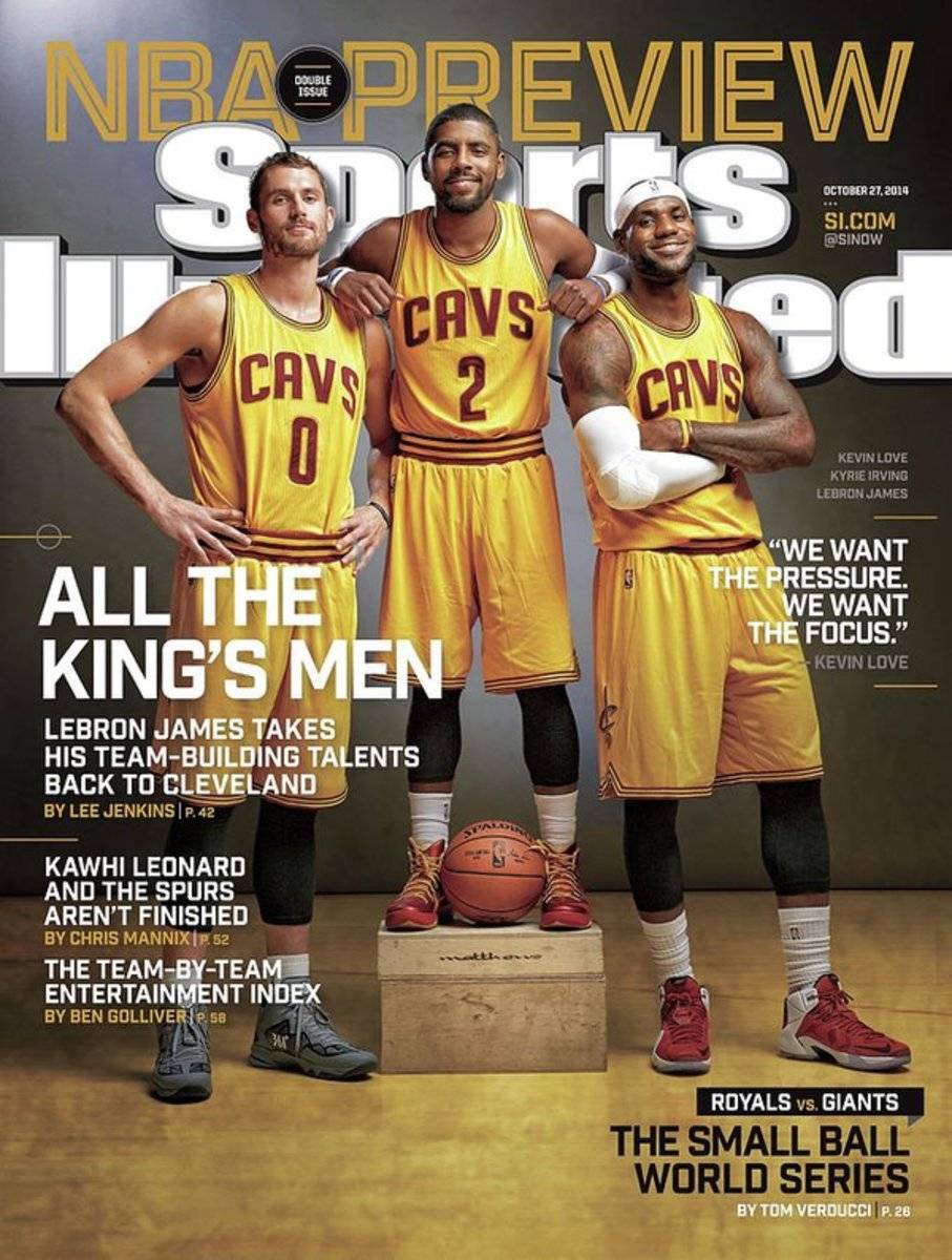 All The Kings Men 2014-15 Nba Basketball Preview Issue Sports Illustrated Cover - Poster | Canvas Wall Art Print