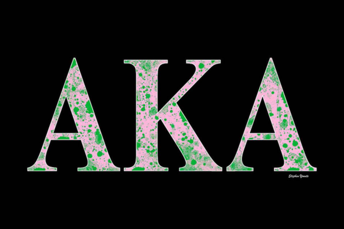 Alpha Kappa Alpha - Black - Poster | Canvas Wall Art Print