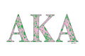 Alpha Kappa Alpha - White - Poster | Canvas Wall Art Print