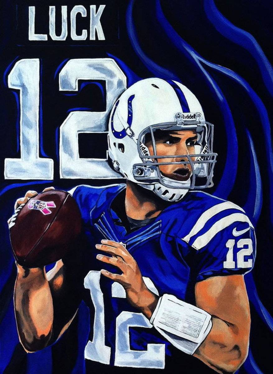 Andrew Luck - Poster | Canvas Wall Art Print