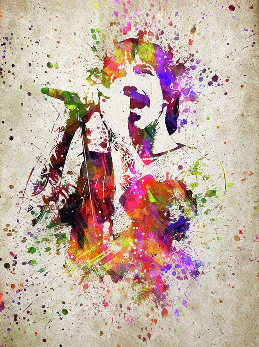 Anthony Kiedis In Color - Poster | Canvas Wall Art Print