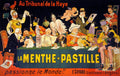 Au Tribunal De La Haye La Menthe Pastille Vintage - Poster | Canvas Wall Art Print