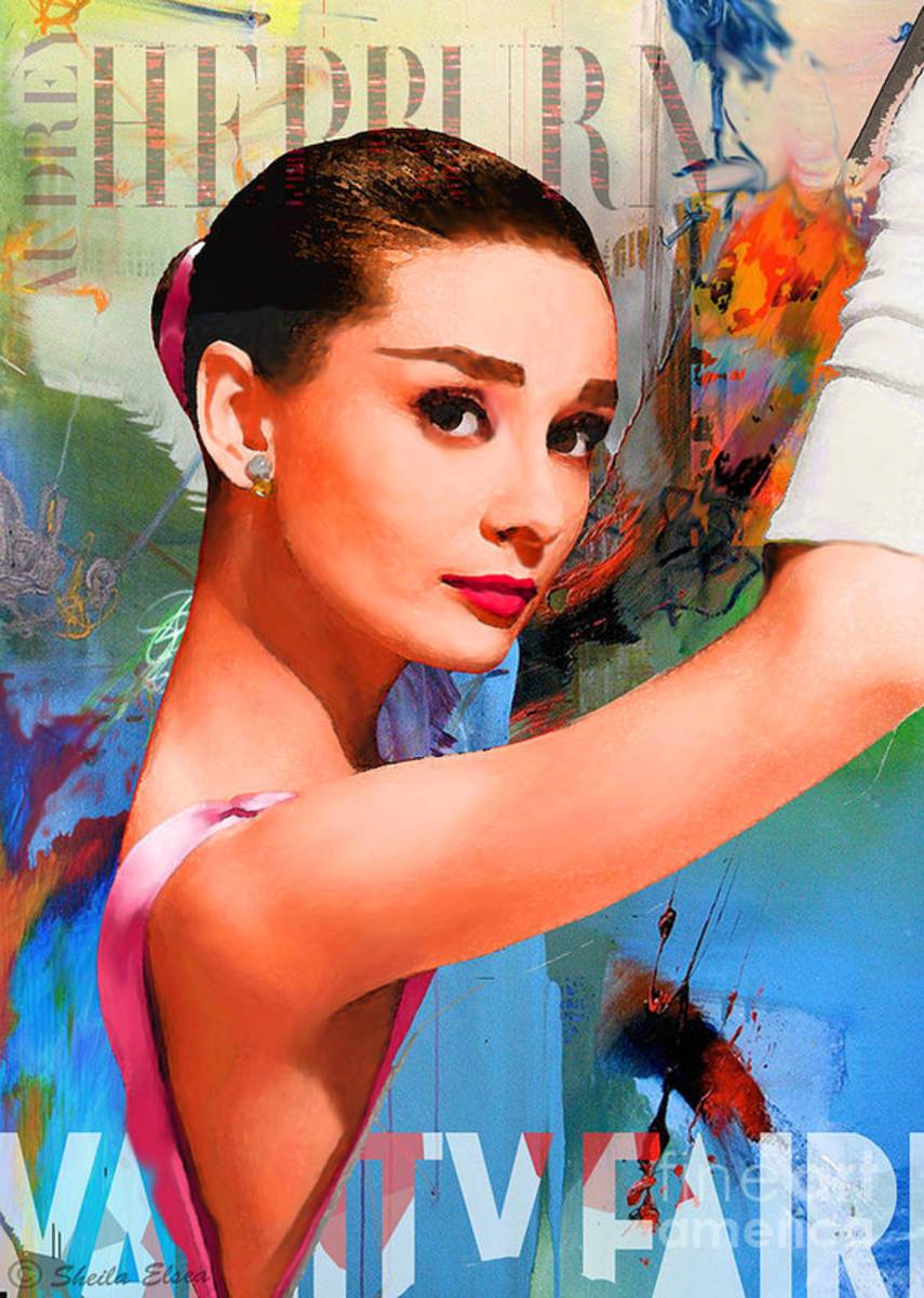 Audrey Hepburn Vanity Fair - Poster | Canvas Wall Art Print