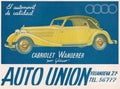 Auto Union Audi 1930S Usa Cc Cars - Poster | Canvas Wall Art Print