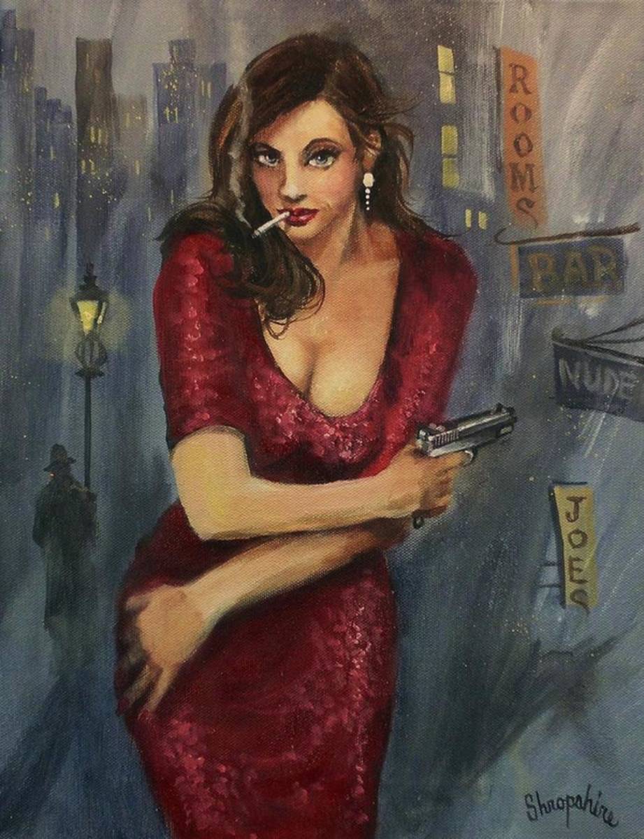 Bad Girl - Poster | Canvas Wall Art Print