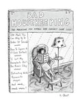 Bad Housekeeping The Magazine For Women Who - Poster | Canvas Wall Art Print