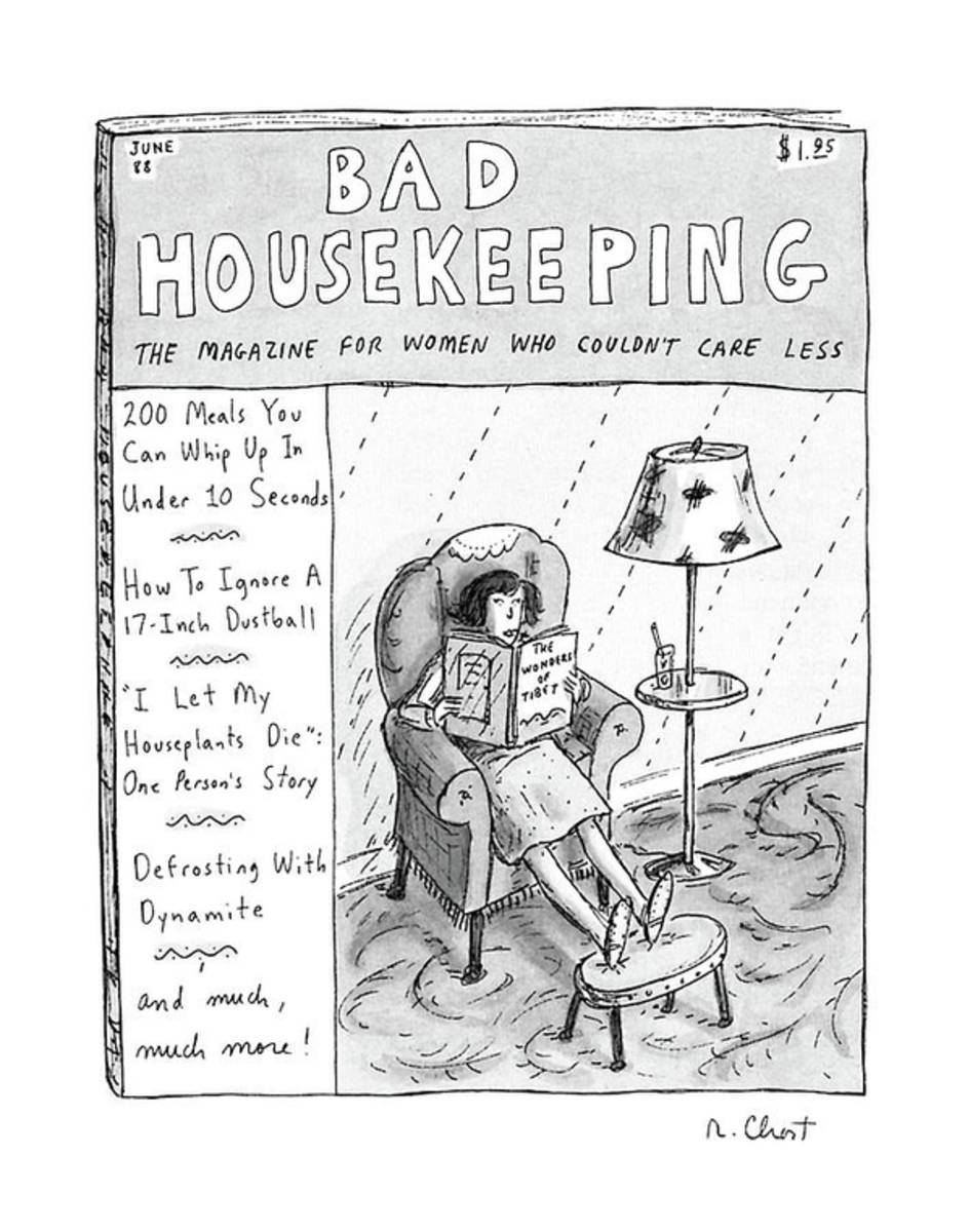 Bad Housekeeping The Magazine For Women Who - Poster | Canvas Wall Art Print