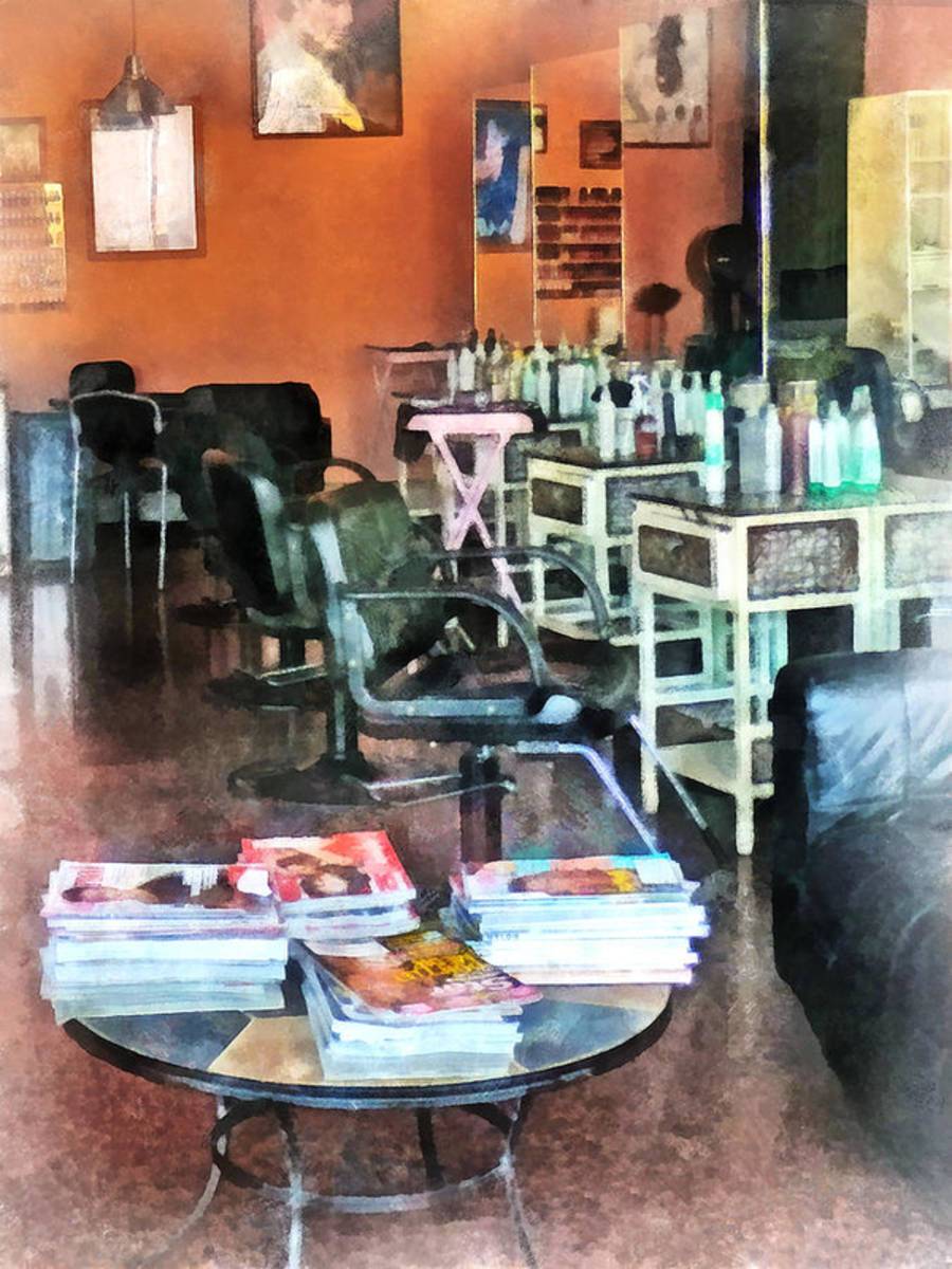 Barber - Hair Salon - Poster | Canvas Wall Art Print