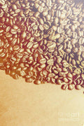 Bean Background With Coffee Space - Poster | Canvas Wall Art Print