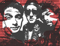 Beastie Boys Graffiti Tribute - Rapper - Poster | Canvas Wall Art Print