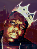 Biggie And Brooklyn - Rapper - Poster | Canvas Wall Art Print