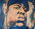Biggie Smalls Art Painting - Rapper - Poster | Canvas Wall Art Print