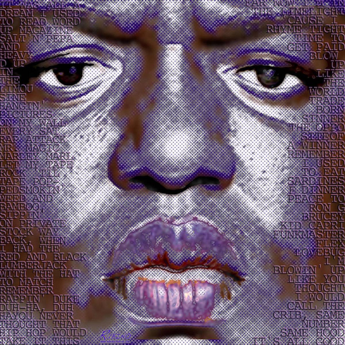 Biggie Smalls Notorious Big And Lyrics - Rapper - Poster | Canvas Wall Art Print