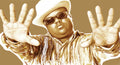 Biggie Smalls Stylised Pop Art Colour Drawing - Rapper - Poster | Canvas Wall Art Print