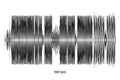 Billie Eilish Bad Guy Sound Wave Art - Poster | Canvas Wall Art Print