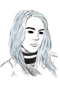 Billie Eilish Portrait - Poster | Canvas Wall Art Print