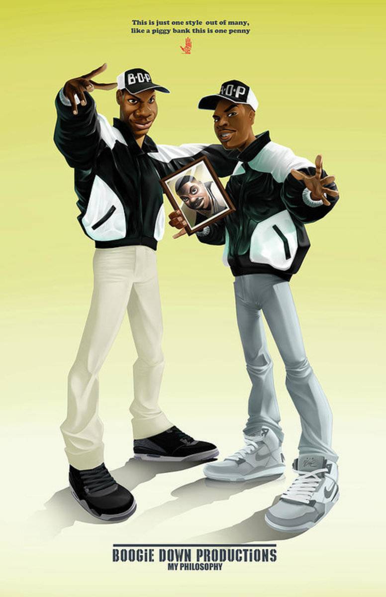 Boogie Down Productions - Rapper - Poster | Canvas Wall Art Print