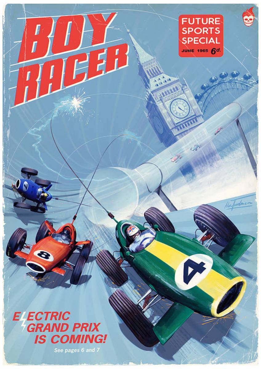 Boy Racer - Poster | Canvas Wall Art Print