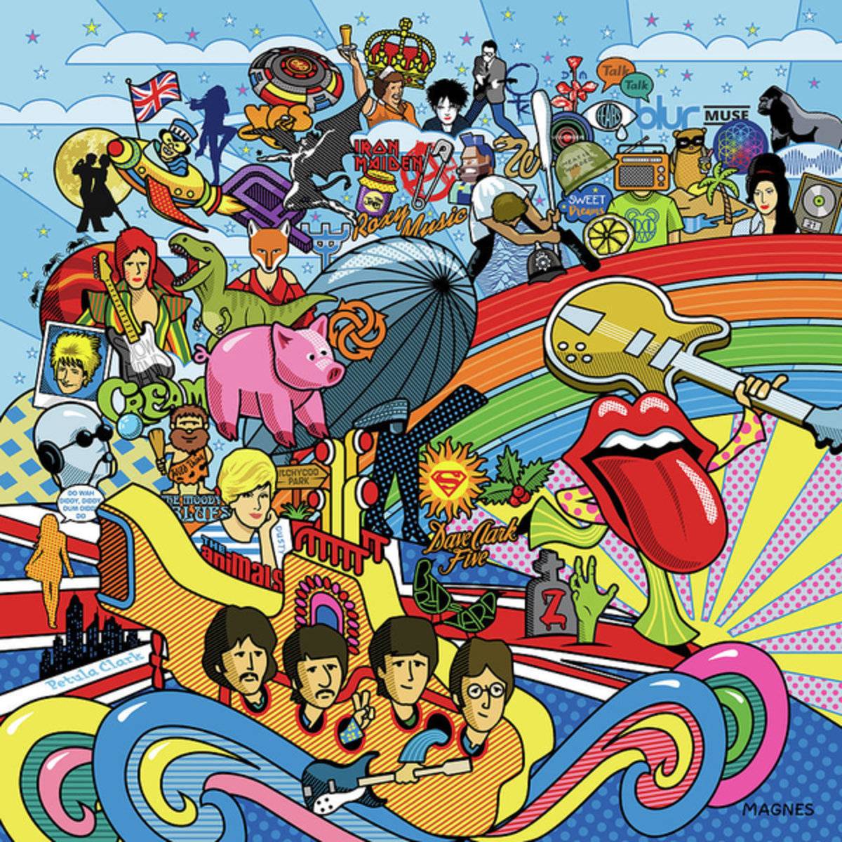 British Invasion 64 - Poster | Canvas Wall Art Print