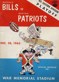 Buffalo Bills Vintage Program 2 - Poster | Canvas Wall Art Print