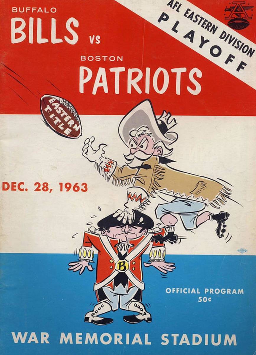 Buffalo Bills Vintage Program 2 - Poster | Canvas Wall Art Print