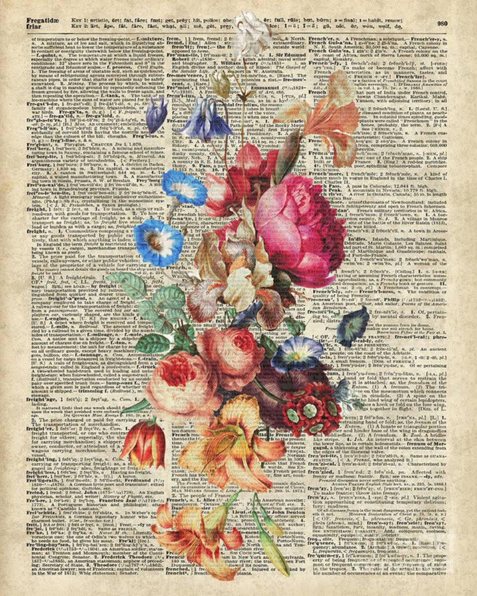 Bunch Of Colorful Flowers - Poster | Canvas Wall Art Print