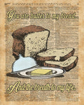 Butter To My Bread.. Love Dictionary Art - Poster | Canvas Wall Art Print